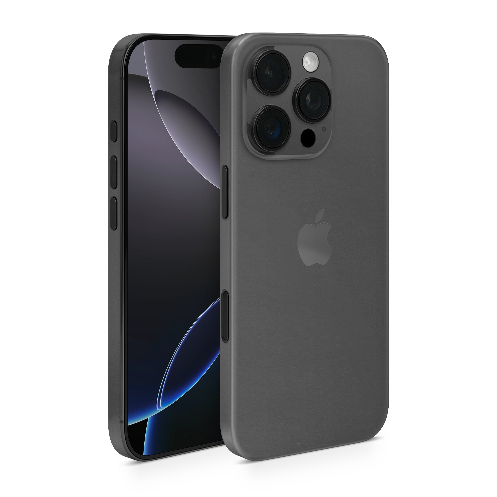 Apple Iphone 16 Professional Pro Matte Black Skin Wrap Cover
