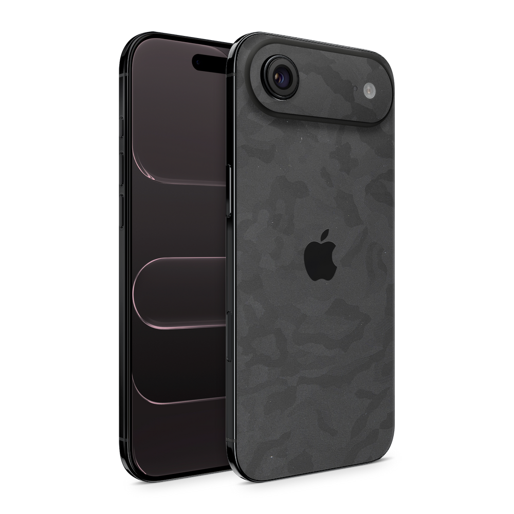 Apple Iphone 17 Air Essentials Black Camo Skin Wrap Cover