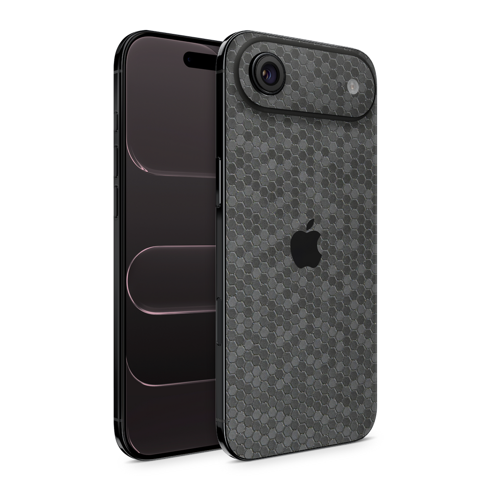 Apple Iphone 17 Air Essentials Black Honeycomb Skin Wrap Cover