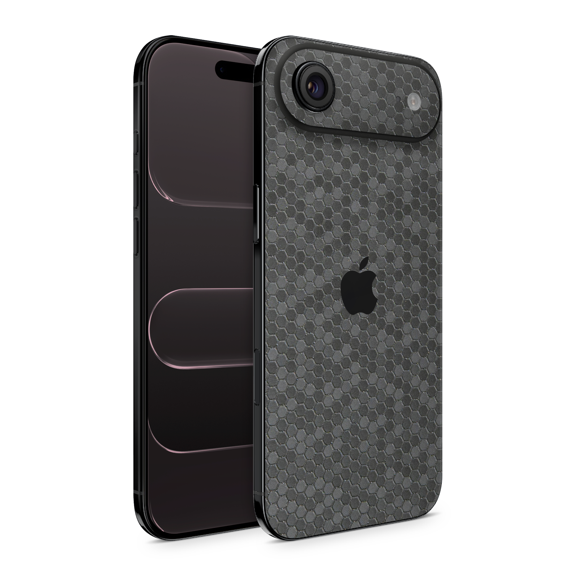 Apple Iphone 17 Air Essentials Black Honeycomb Skin Wrap Cover