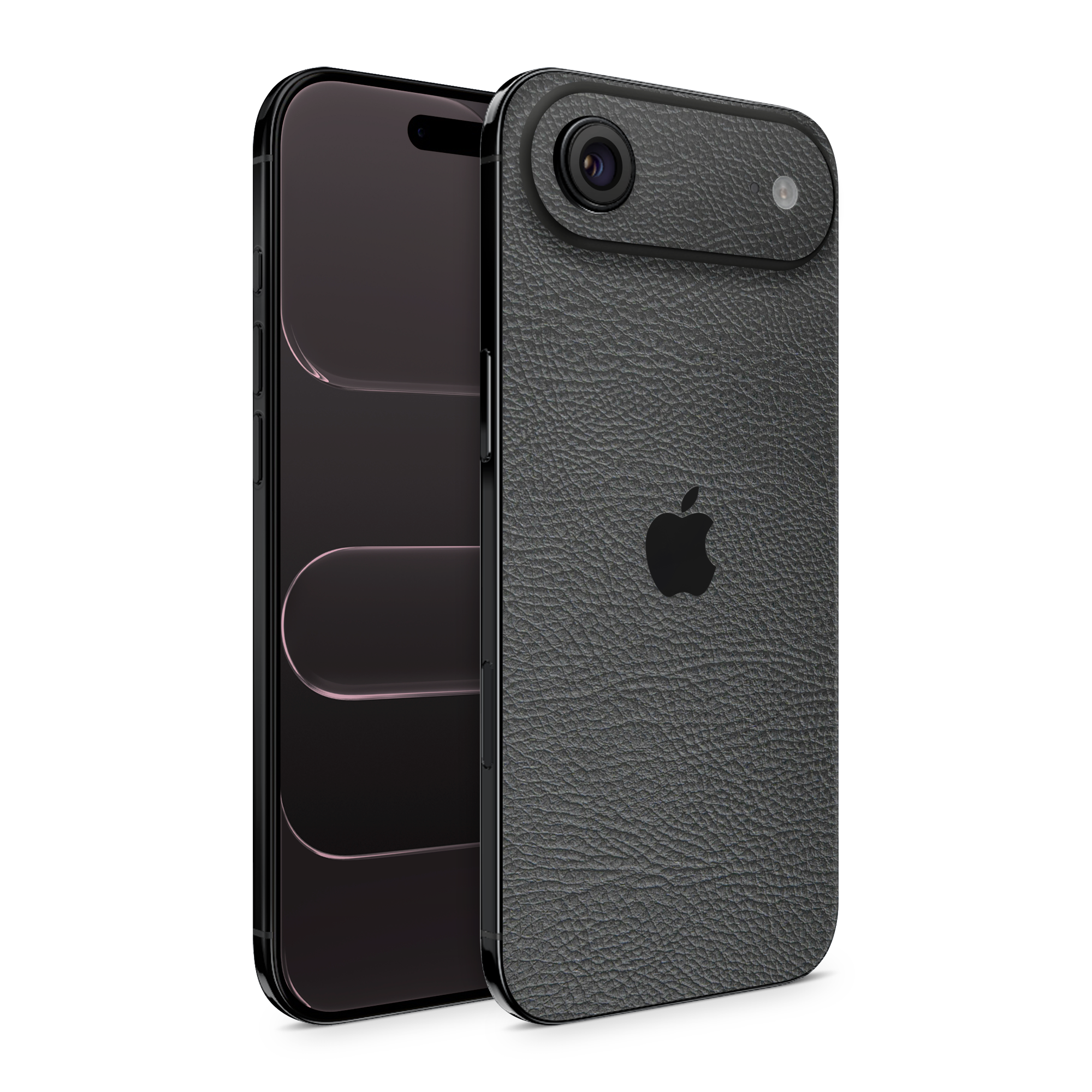 Apple Iphone 17 Air Essentials Black Leather Skin Wrap Cover
