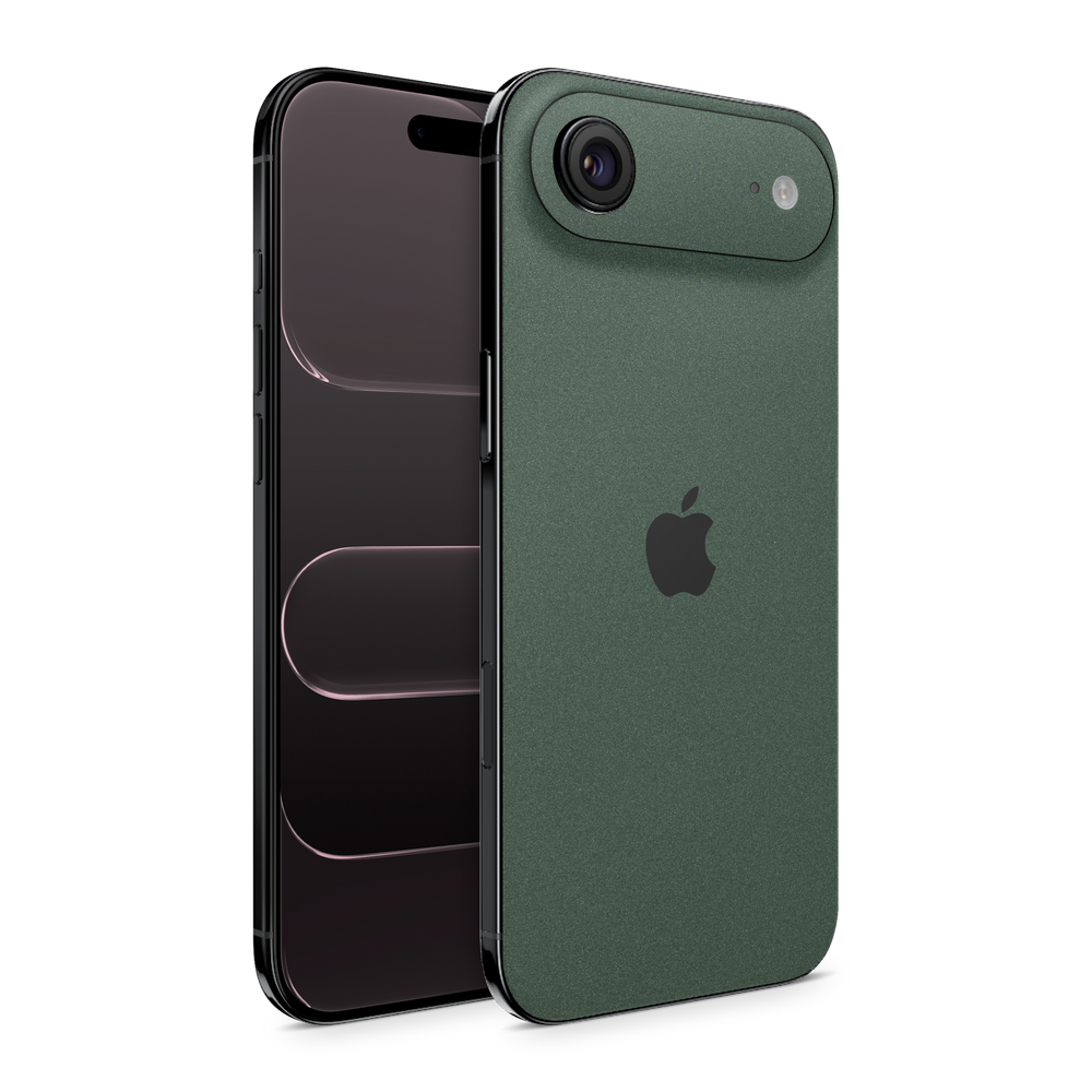 Apple iPhone Air Essentials Matte Green Metallic Skin Wrap Cover