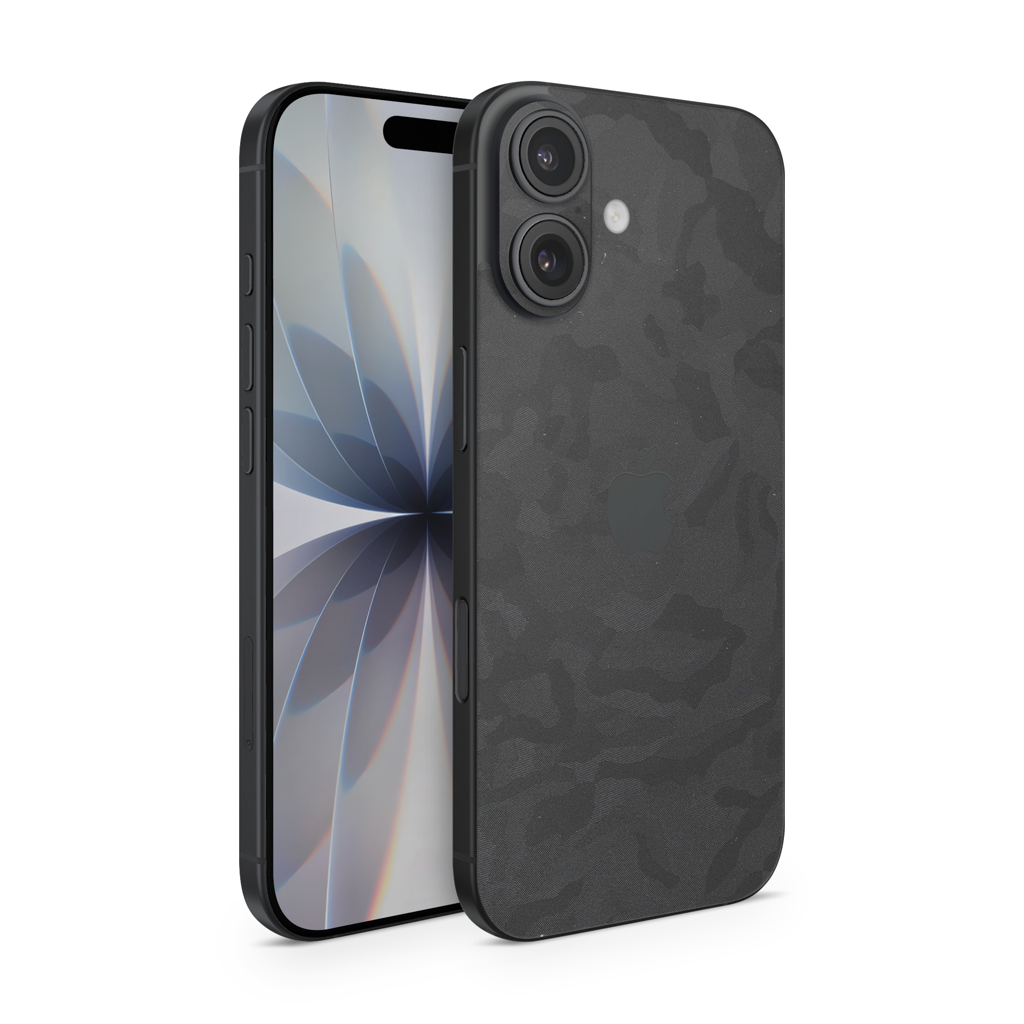Apple Iphone 17 Base Essentials Black Camo Skin Wrap Cover