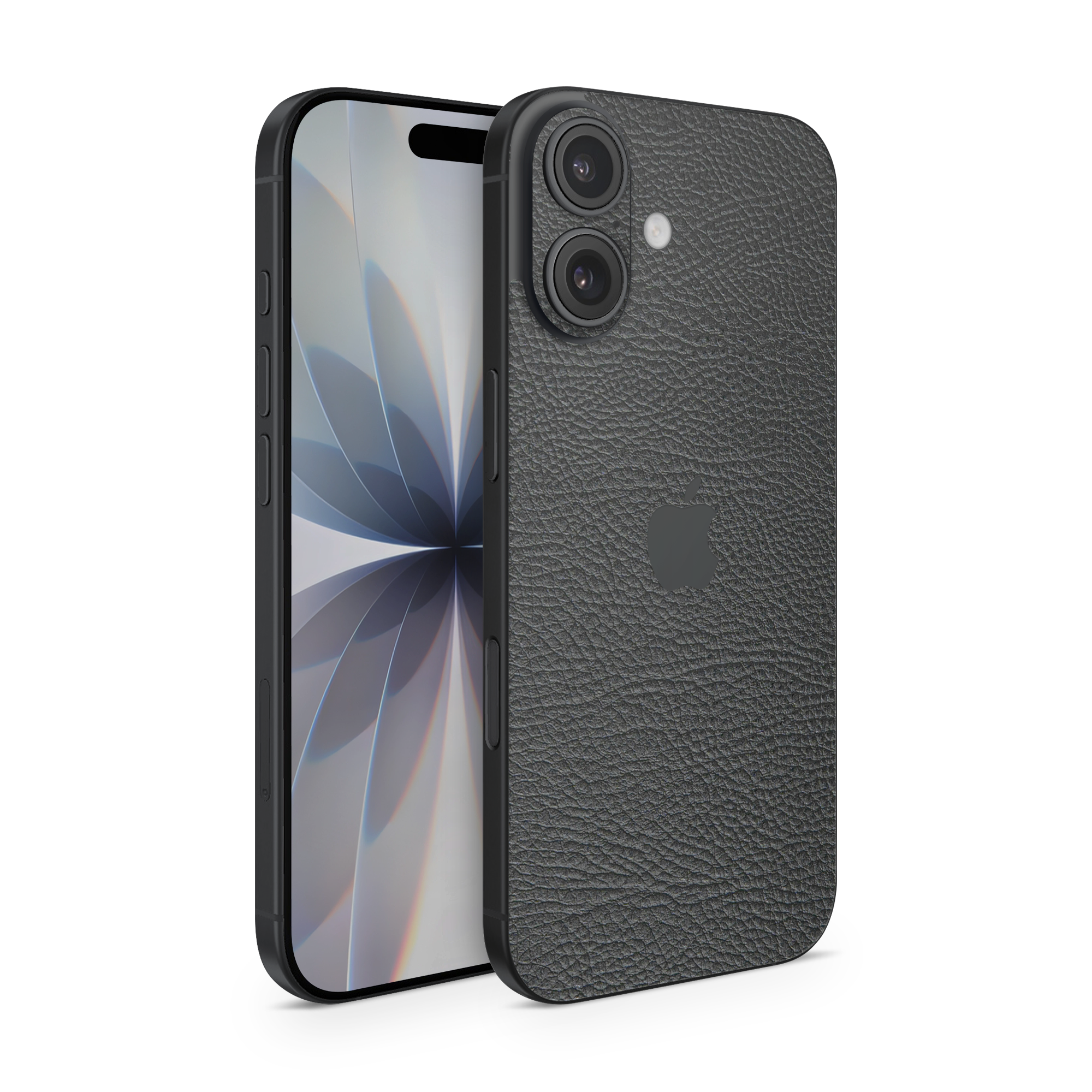 Apple Iphone 17 Base Essentials Black Leather Skin Wrap Cover