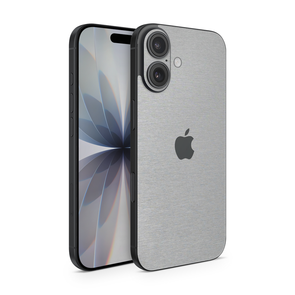 Apple Iphone 17 Base Essentials Brushed Aluminum Skin Wrap Cover