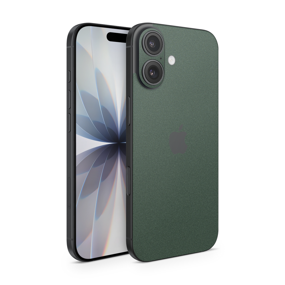 Apple iPhone 17 Essentials Matte Green Metallic Skin Wrap Cover