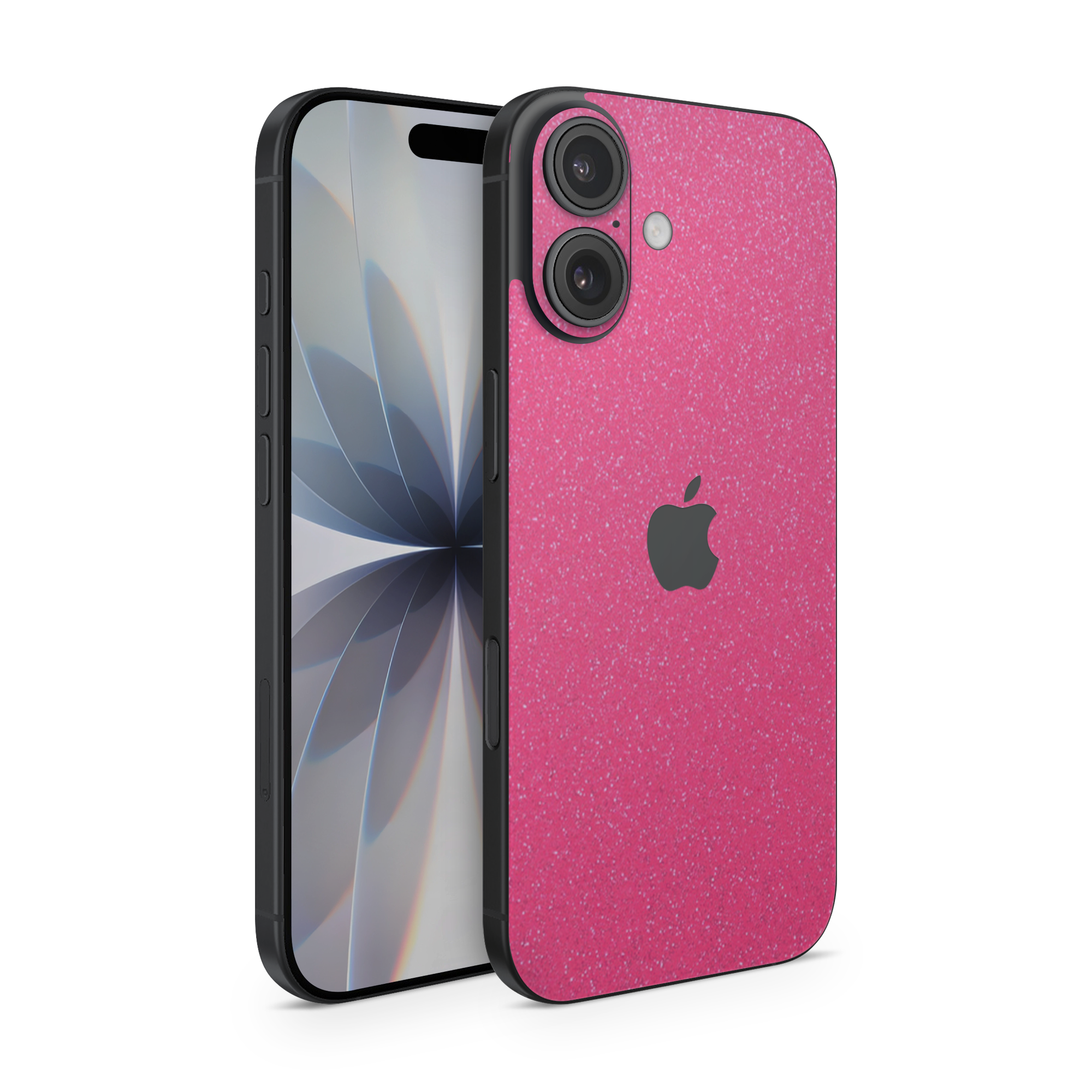 Apple Iphone 17 Base Essentials Pink Glitterbomb Skin Wrap Cover