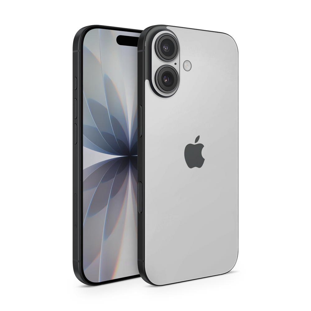 Apple Iphone 17 Base Essentials Satin White Skin Wrap Cover