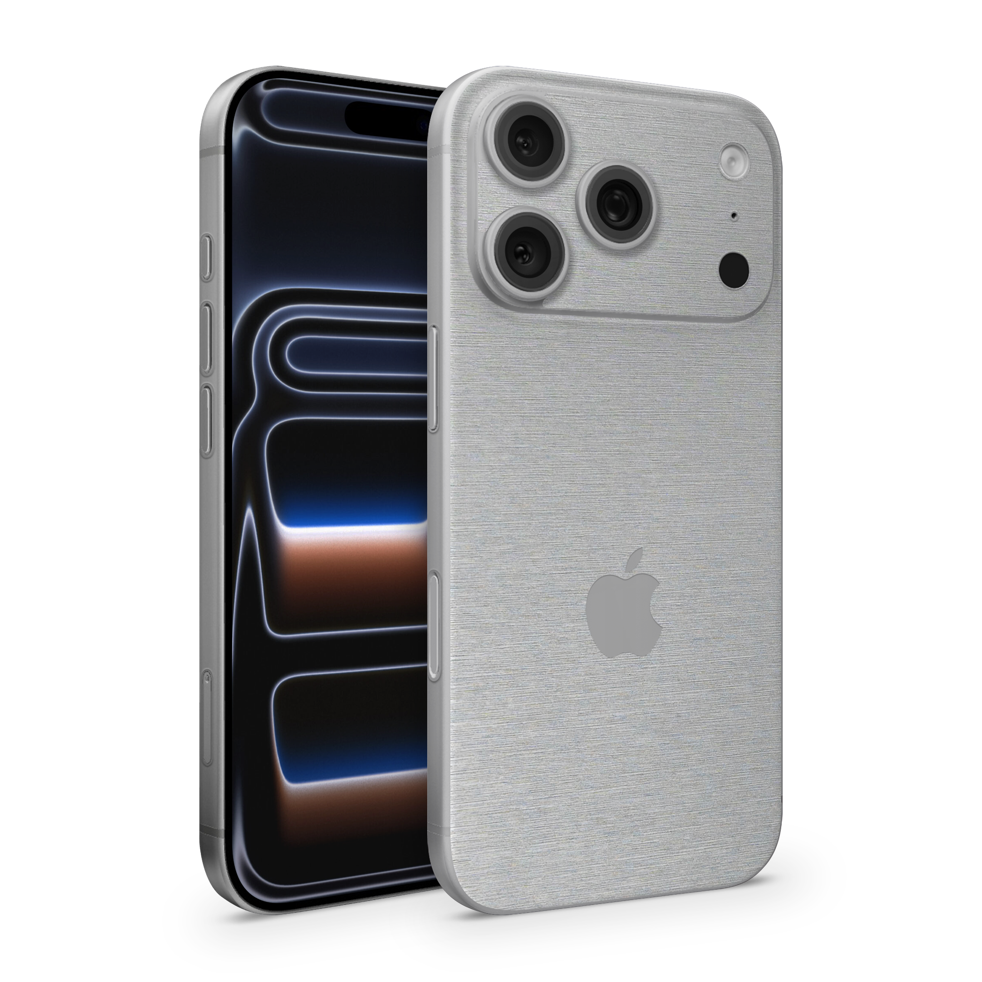 Apple Iphone 17 Professional Essentials Brushed Aluminum Skin Wrap Cover