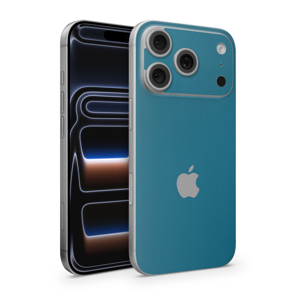 Apple Iphone 17 Professional Essentials Satin Ocean Shimmer Skin Wrap Cover