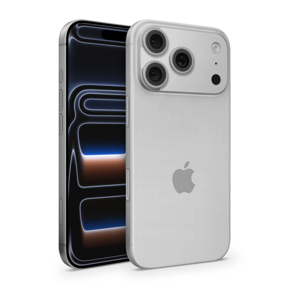 Apple Iphone 17 Professional Essentials Satin White Skin Wrap Cover