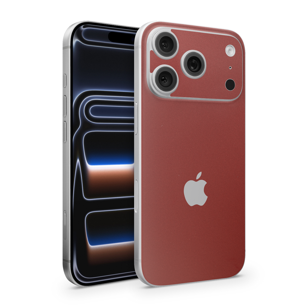 Apple iPhone 17 Pro Essentials Vampire Red Skin Wrap Cover