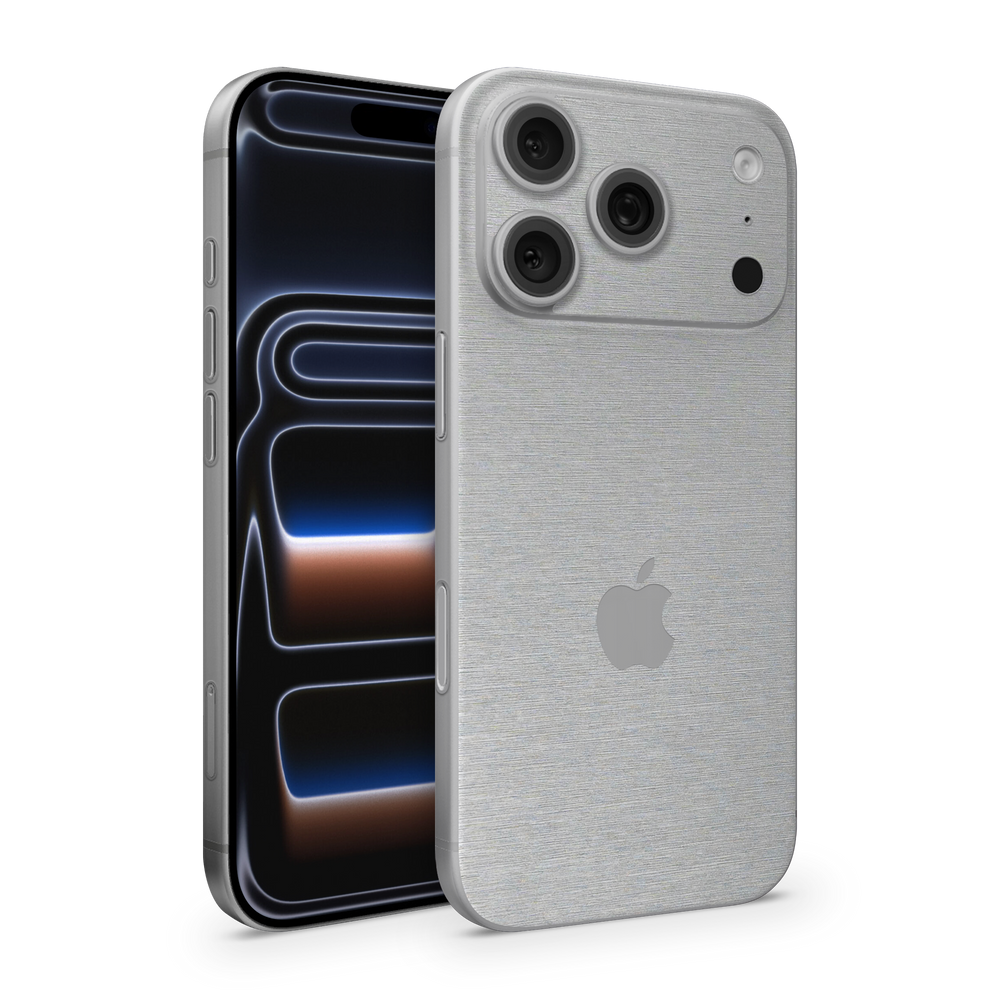 Apple Iphone 17 Professional Max Essentials Brushed Aluminum Skin Wrap Cover