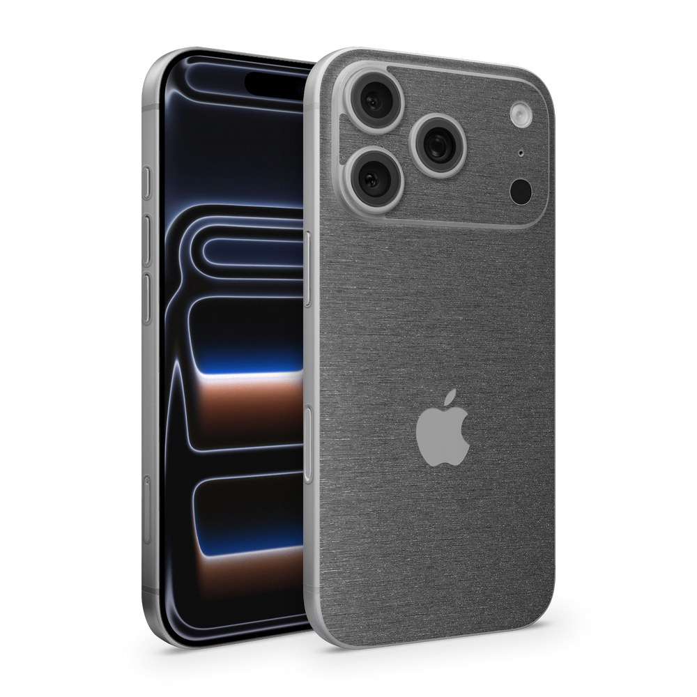 Apple Iphone 17 Professional Max Essentials Brushed Black Skin Wrap Cover