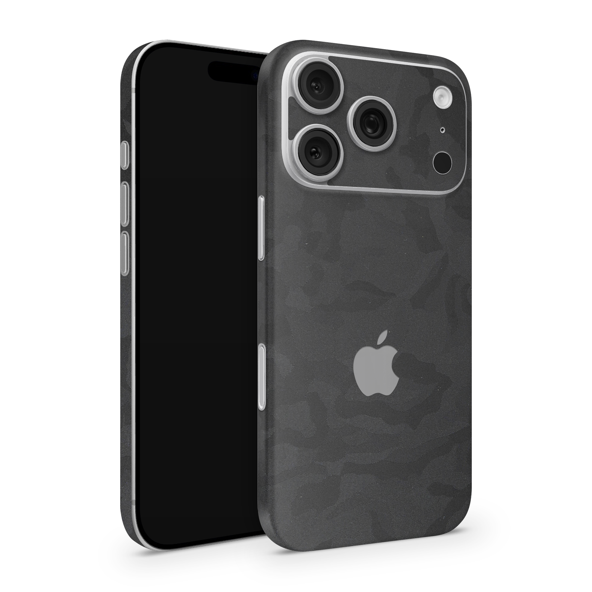 Apple Iphone 17 Professional Pro Black Camo Skin Wrap Cover