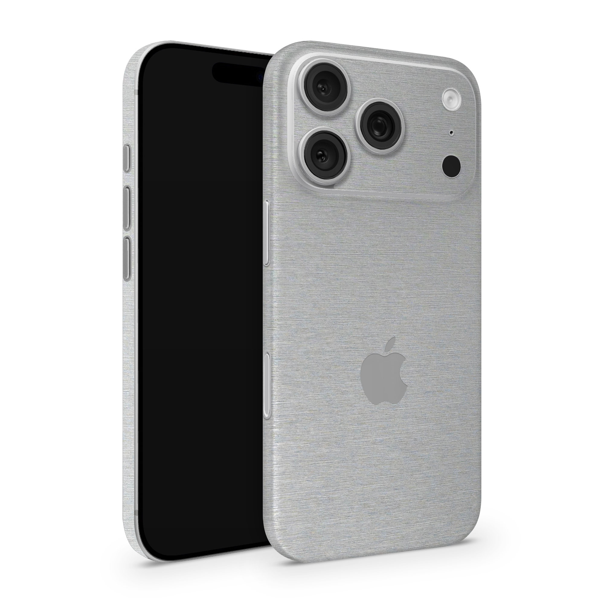 Apple Iphone 17 Professional Pro Brushed Aluminum Skin Wrap Cover