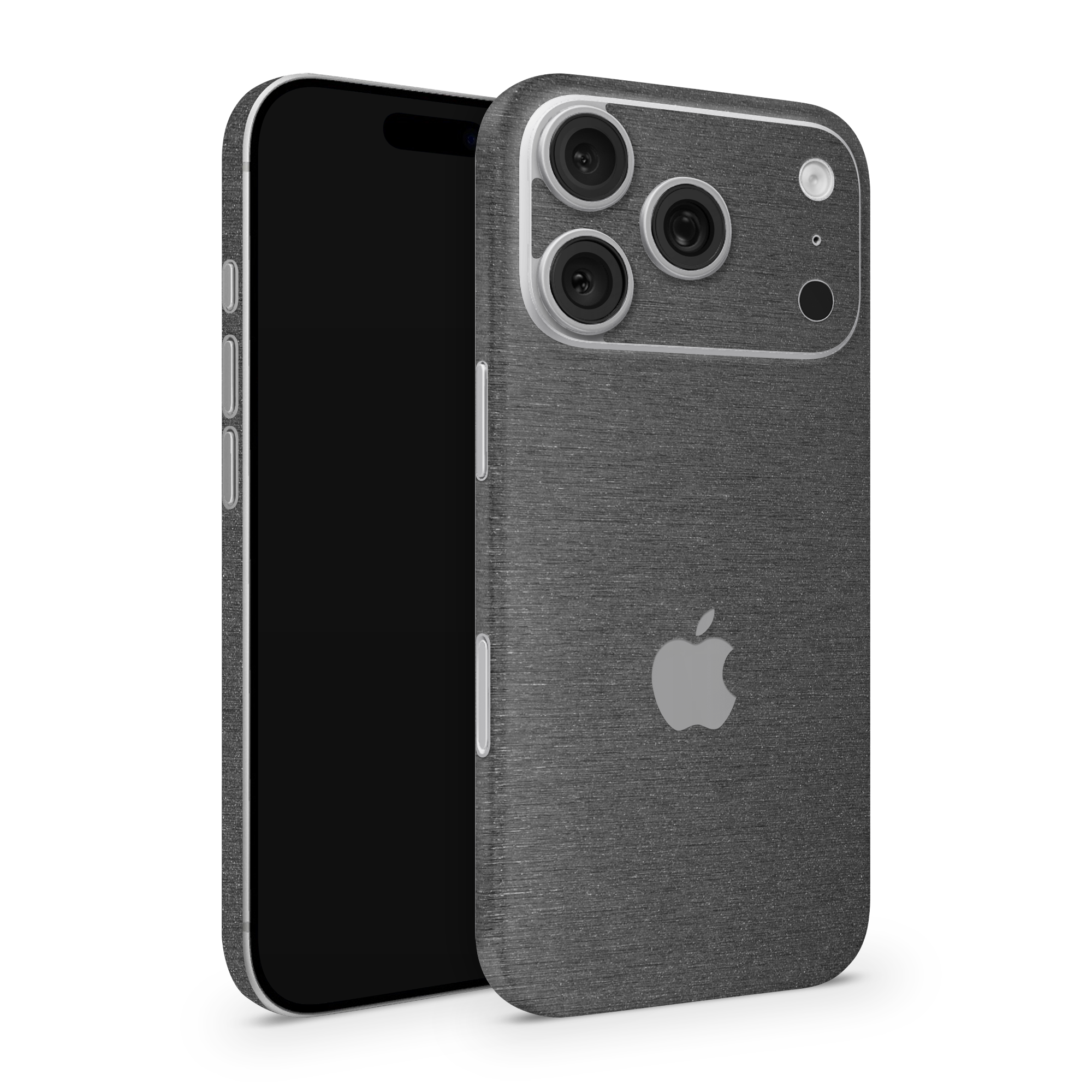 Apple Iphone 17 Professional Pro Brushed Black Skin Wrap Cover