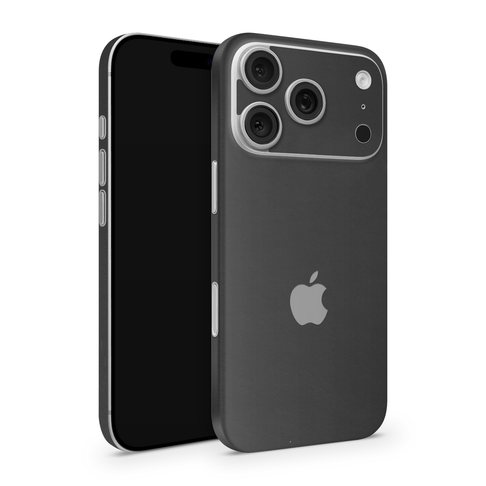 Apple Iphone 17 Professional Pro Matte Black Skin Wrap Cover
