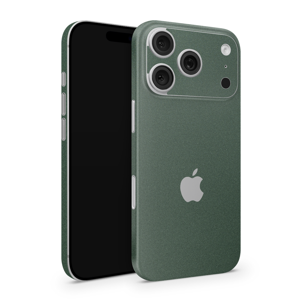 Apple iPhone 17 Pro Professional Matte Green Metallic Skin Wrap Cover