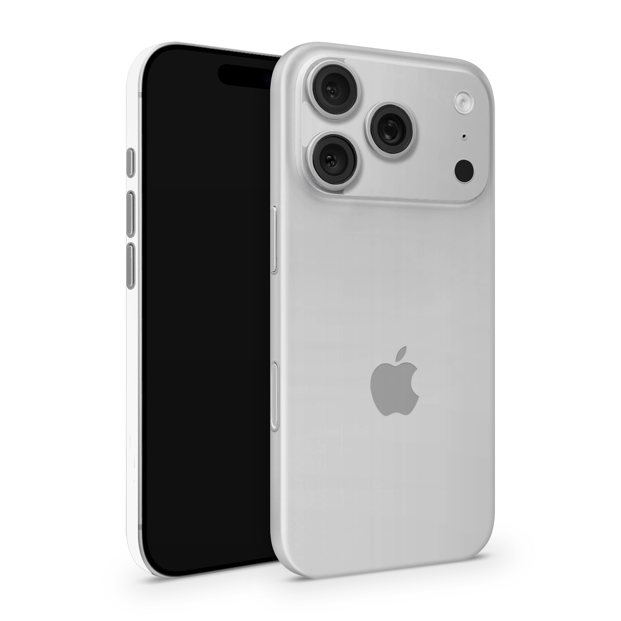 Apple Iphone 17 Professional Pro Satin White Skin Wrap Cover