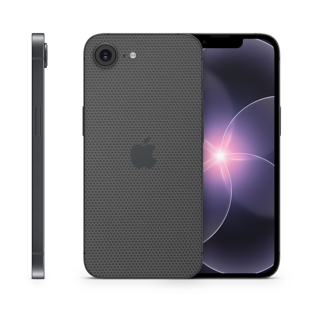 Apple Iphone 17E Essentials Black Matrix Skin Wrap Cover