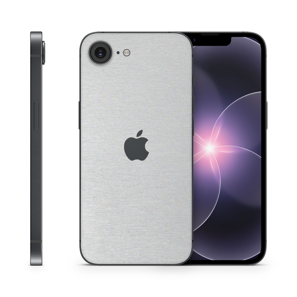 Apple Iphone 17E Essentials Brushed Aluminum Skin Wrap Cover