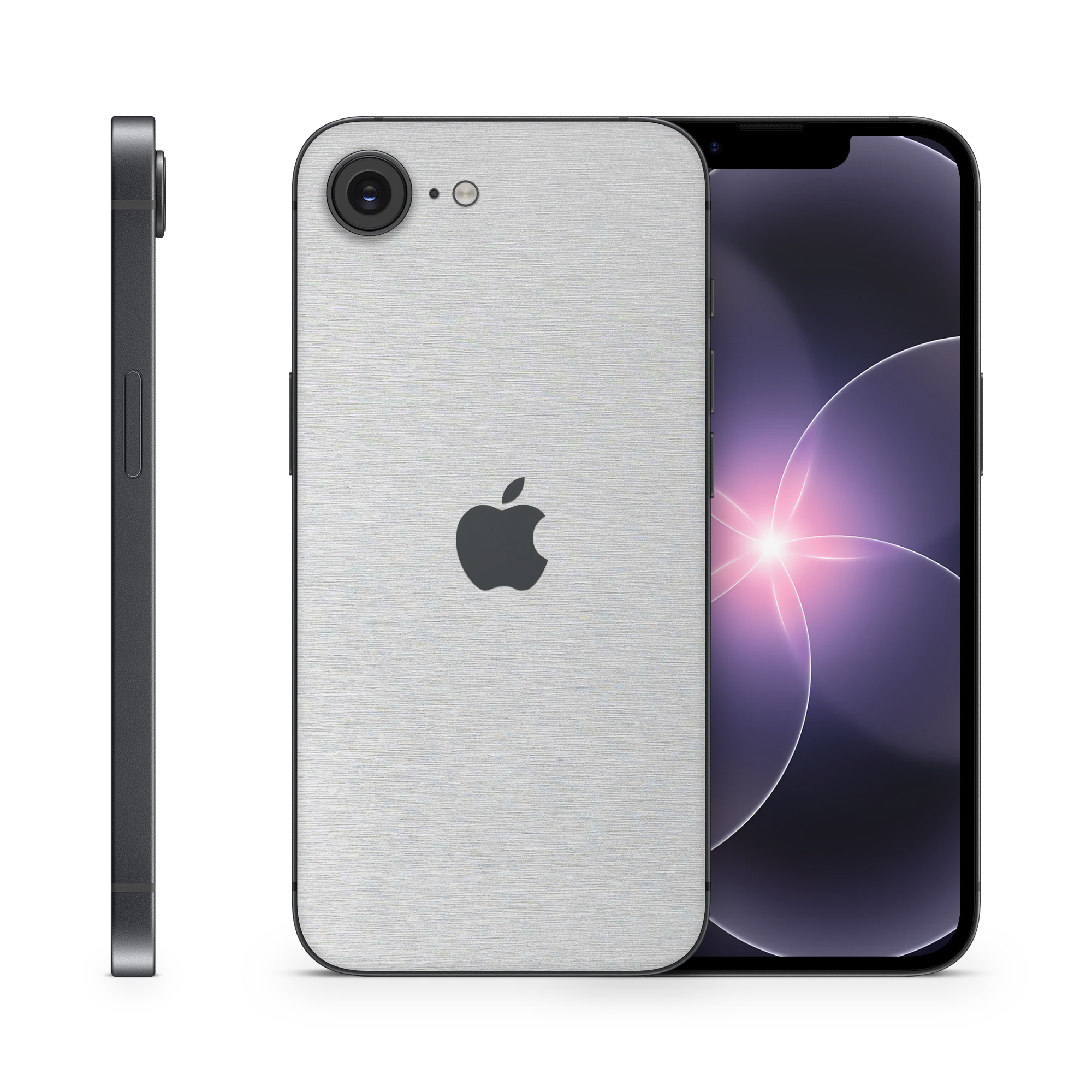 Apple Iphone 17E Essentials Brushed Aluminum Skin Wrap Cover