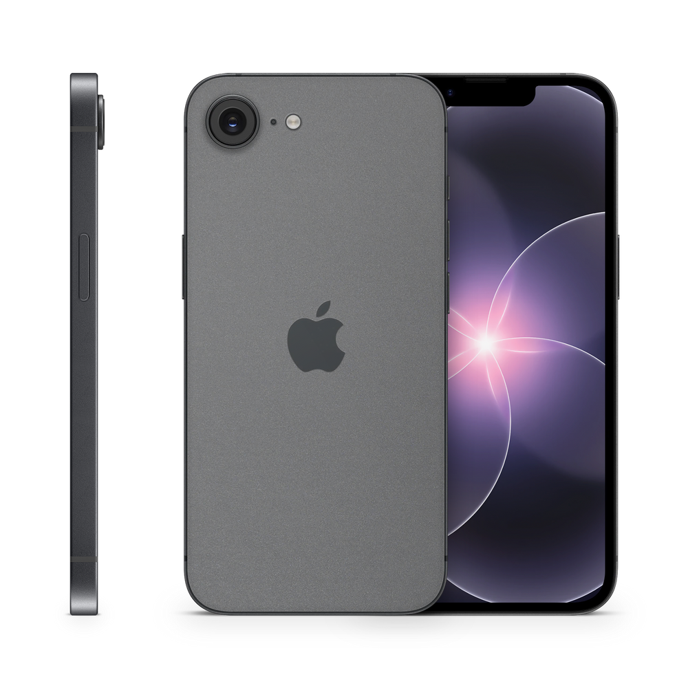 Apple Iphone 17E Essentials Charcoal Grey Skin Wrap Cover