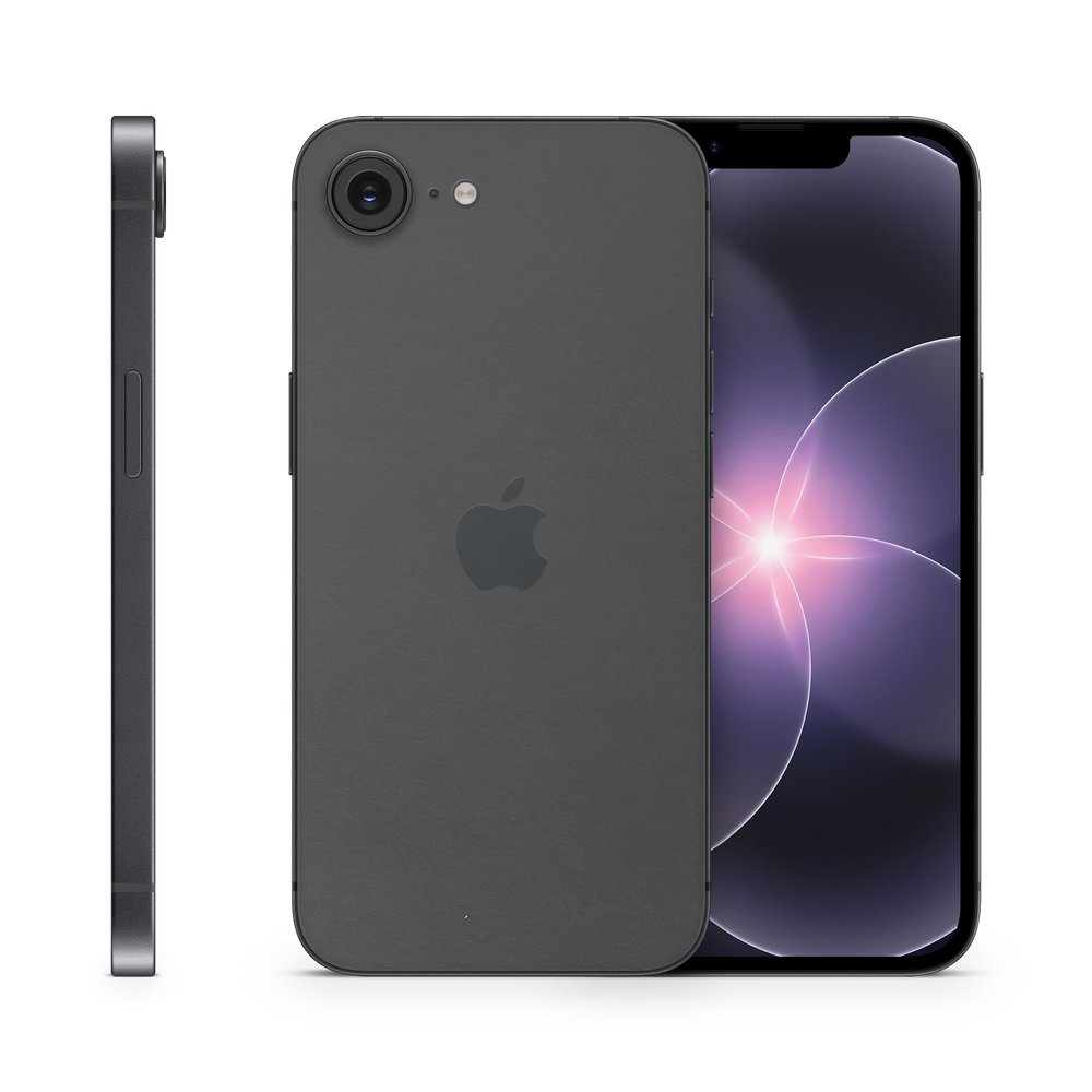 Apple Iphone 17E Essentials Matte Black Skin Wrap Cover