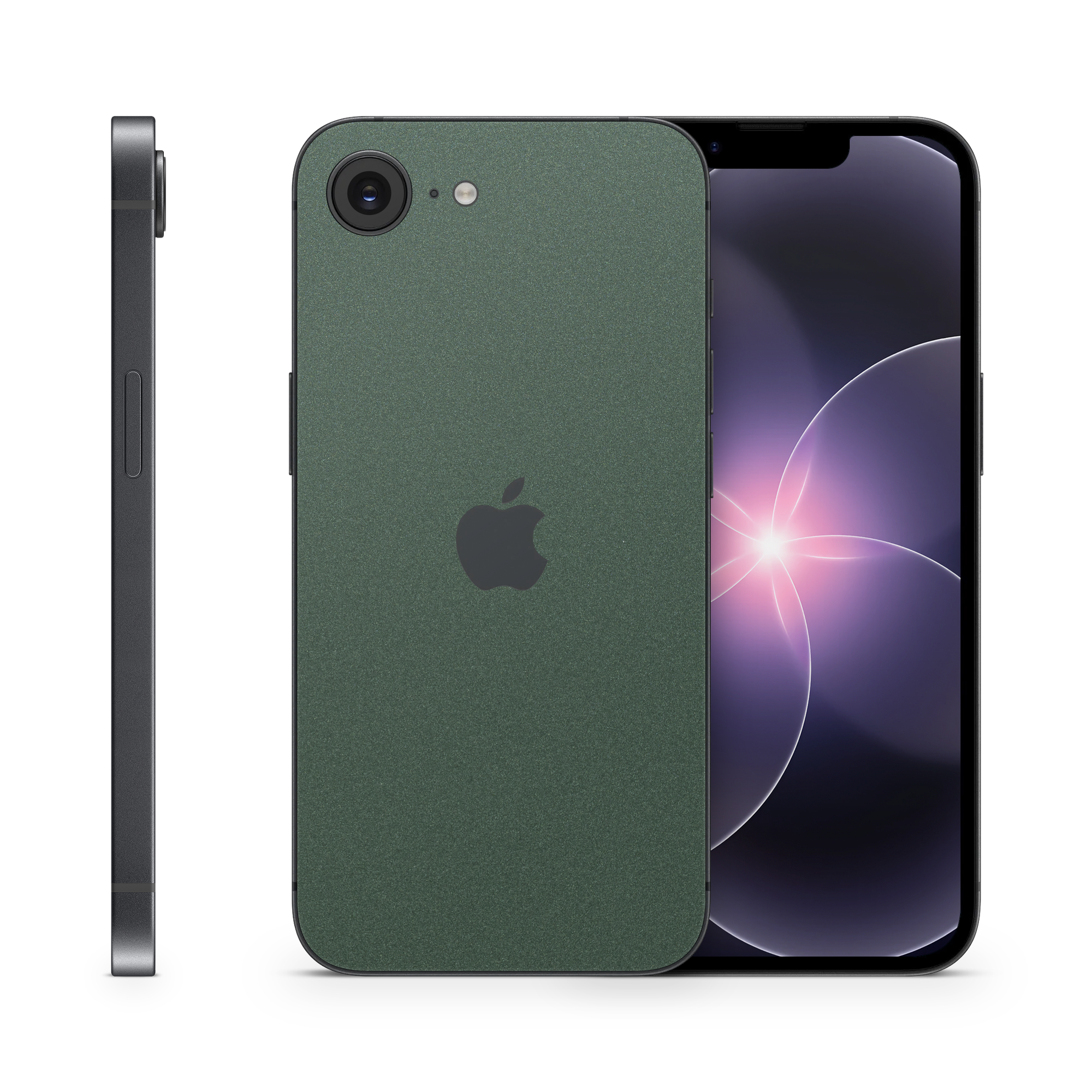 Apple iPhone 17e Essentials Matte Green Metallic Skin Wrap Cover