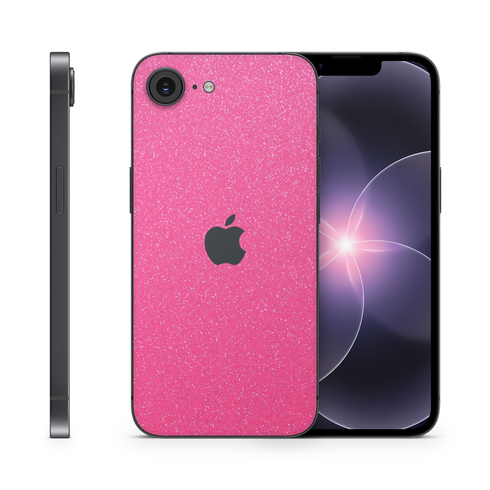 Apple Iphone 17E Essentials Pink Glitterbomb Skin Wrap Cover