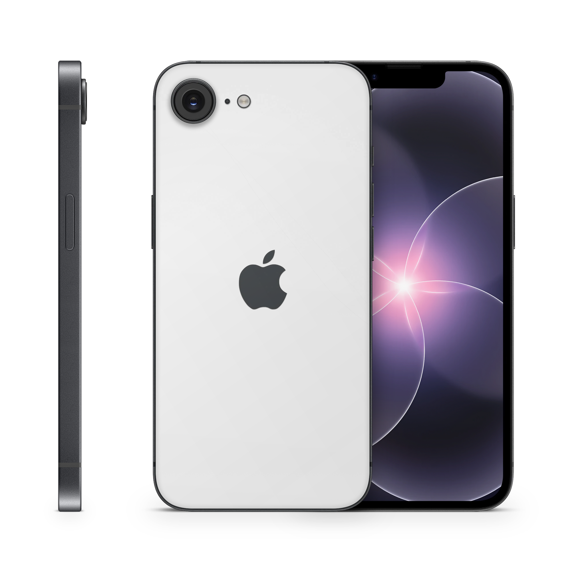 Apple Iphone 17E Essentials Satin White Skin Wrap Cover