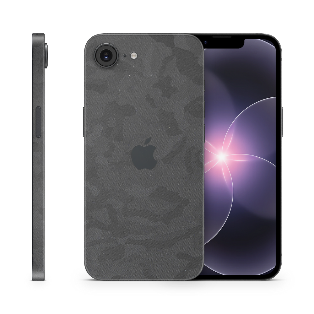 Apple Iphone 17E Professional Black Camo Skin Wrap Cover