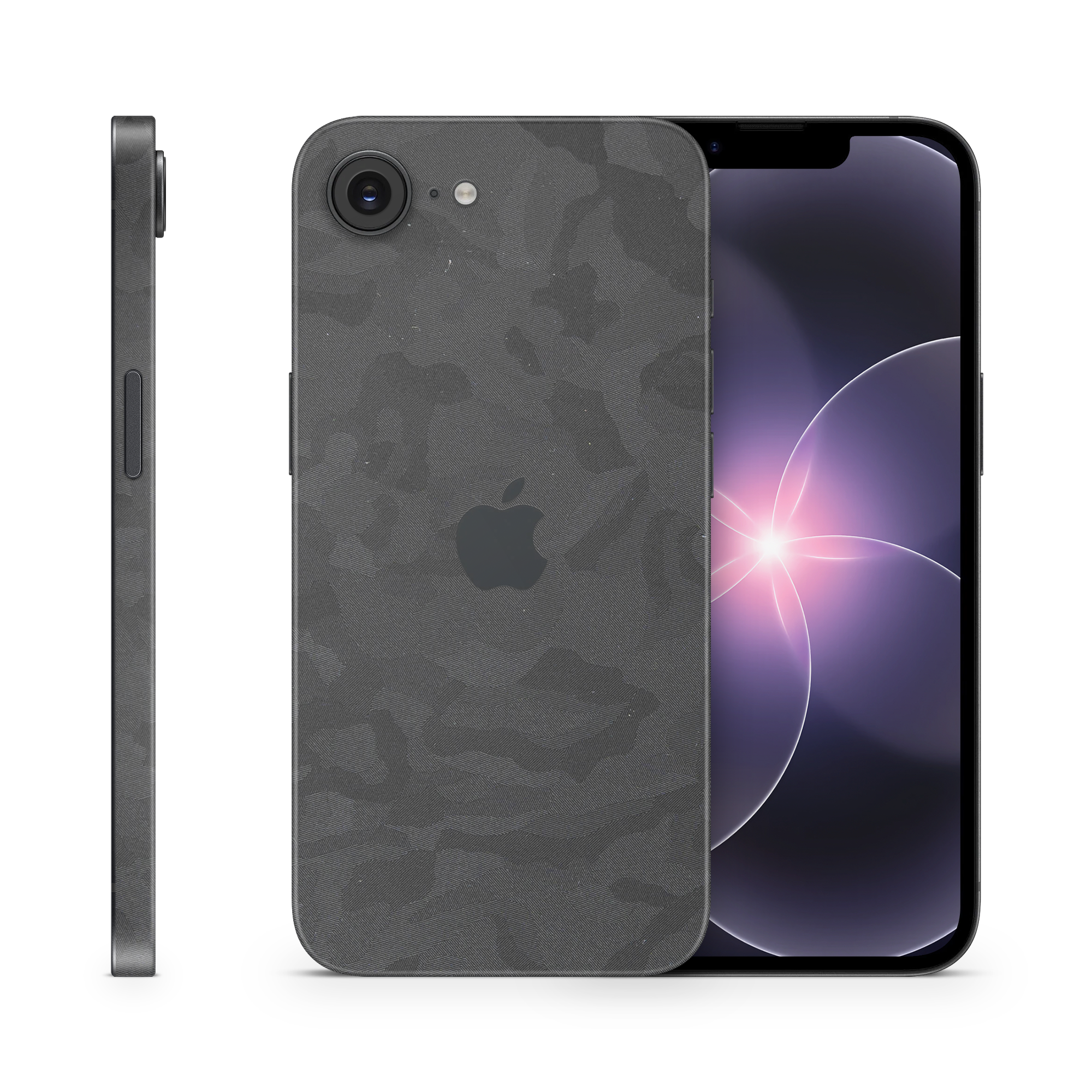 Apple Iphone 17E Professional Black Camo Skin Wrap Cover