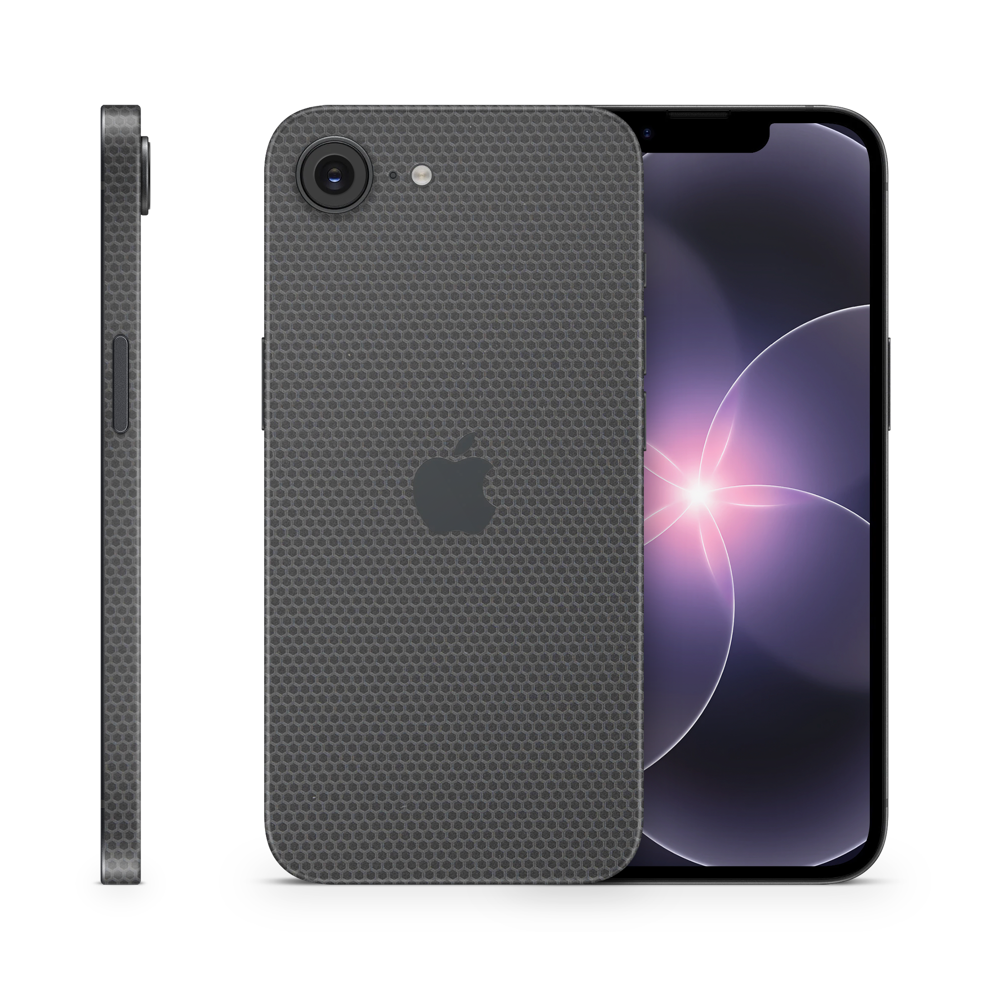 Apple Iphone 17E Professional Black Matrix Skin Wrap Cover