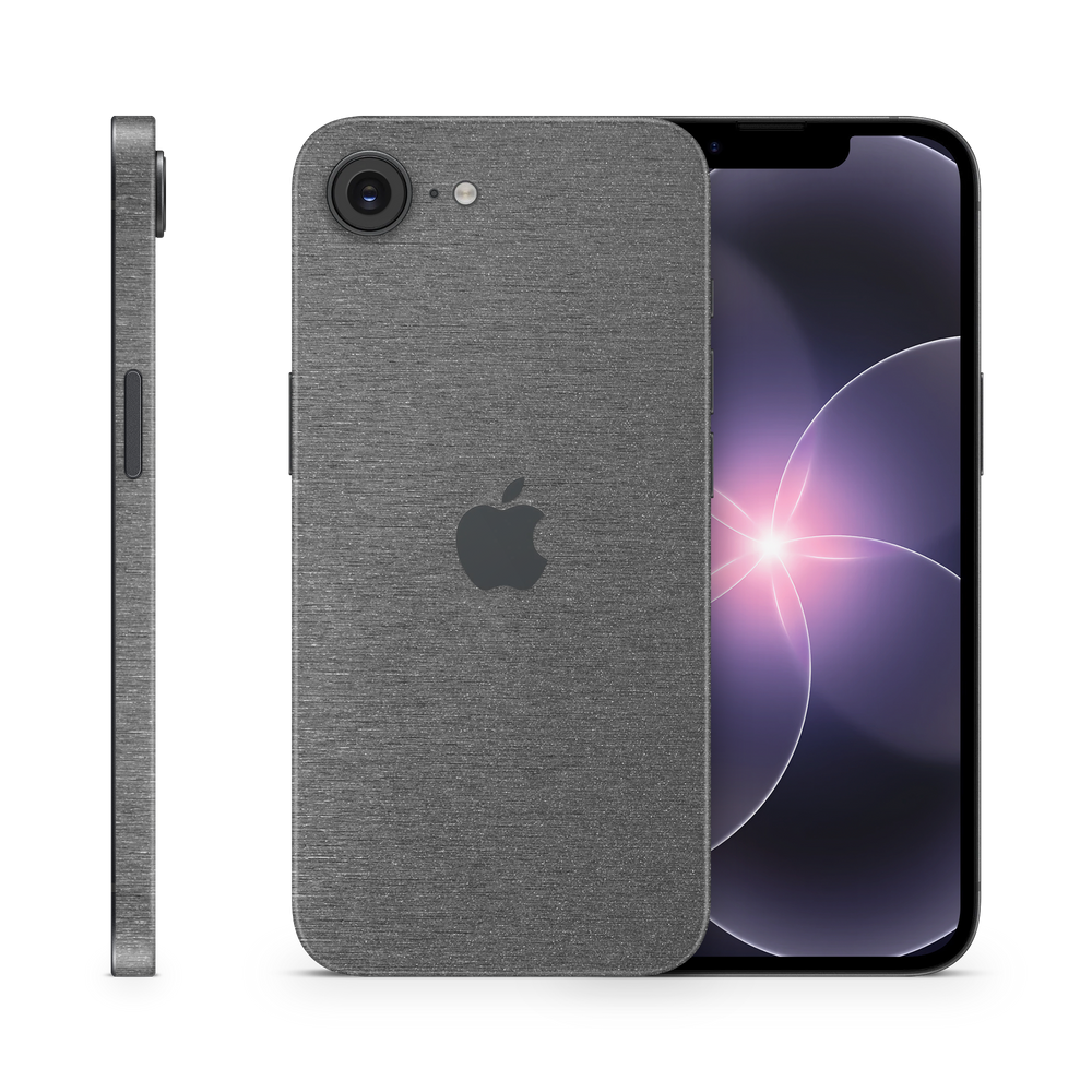 Apple Iphone 17E Professional Brushed Black Skin Wrap Cover