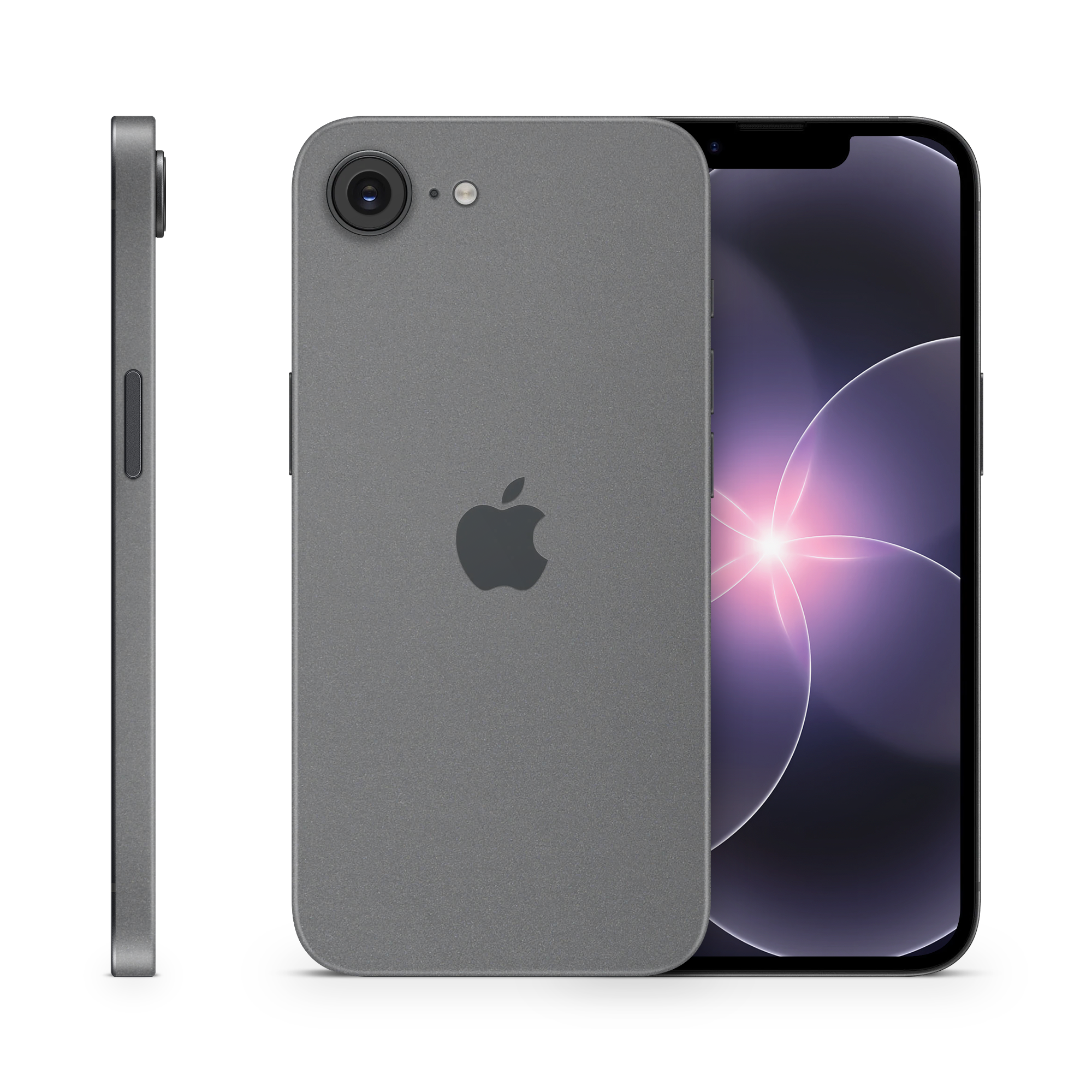 Apple Iphone 17E Professional Charcoal Grey Skin Wrap Cover