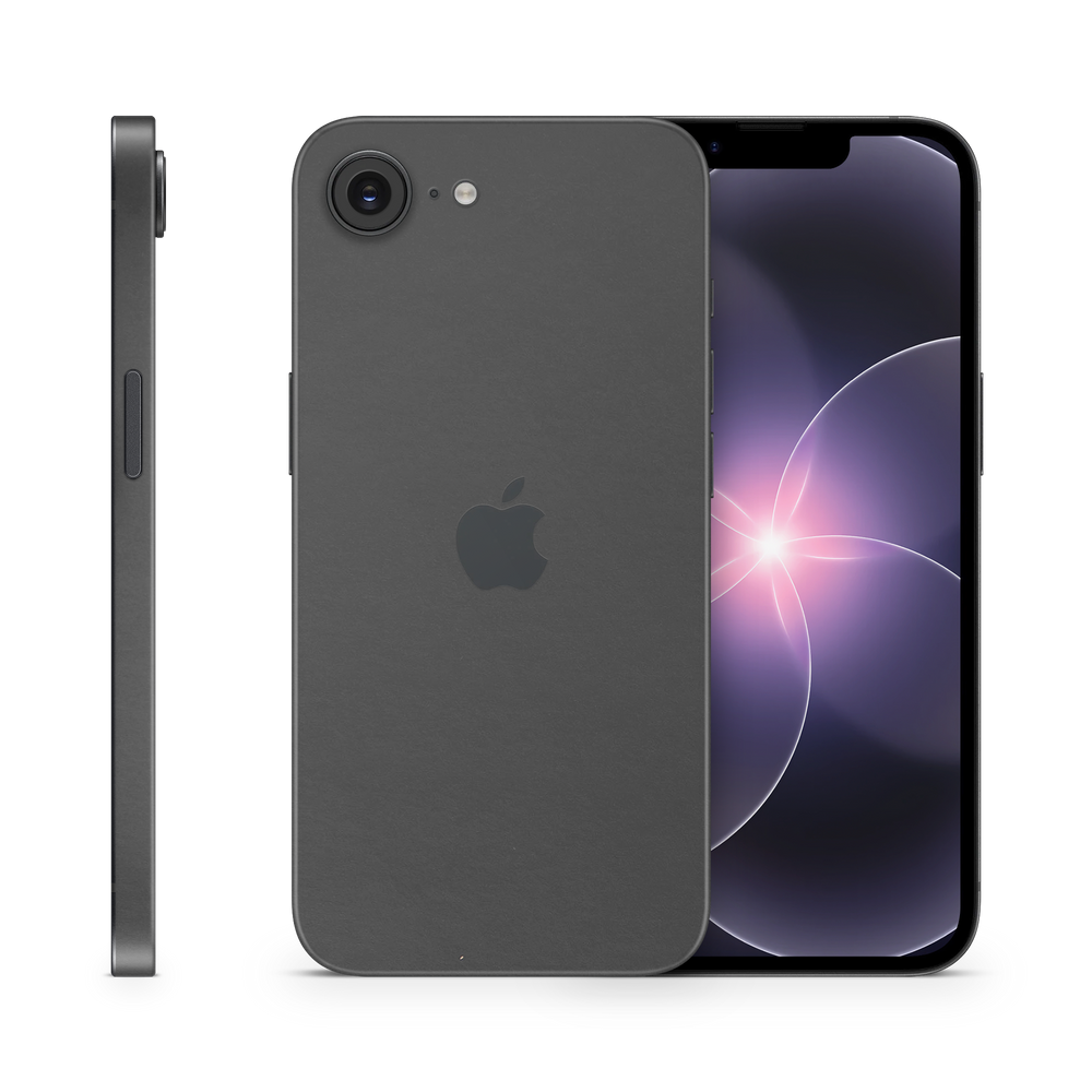Apple Iphone 17E Professional Matte Black Skin Wrap Cover