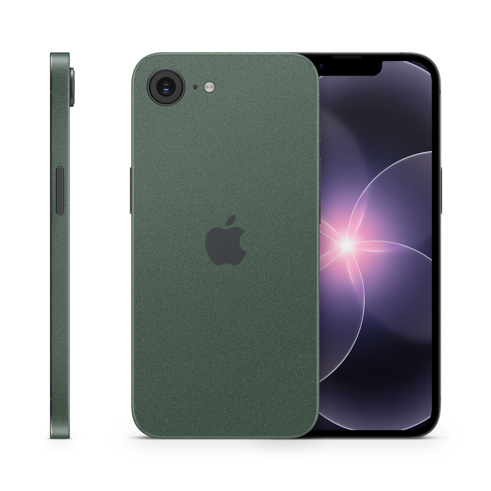 Apple iPhone 17e Professional Matte Green Metallic Skin Wrap Cover