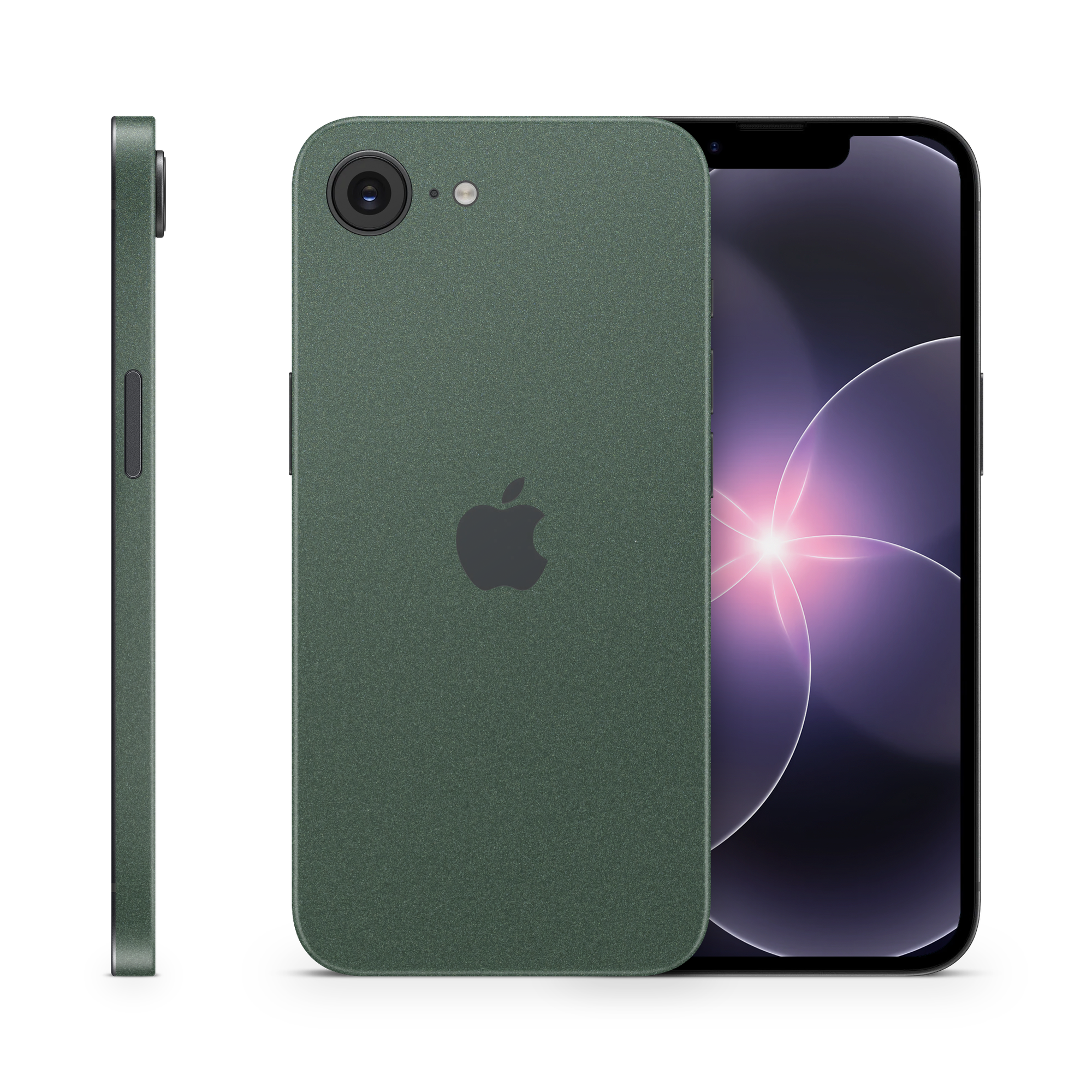 Apple iPhone 17e Professional Matte Green Metallic Skin Wrap Cover