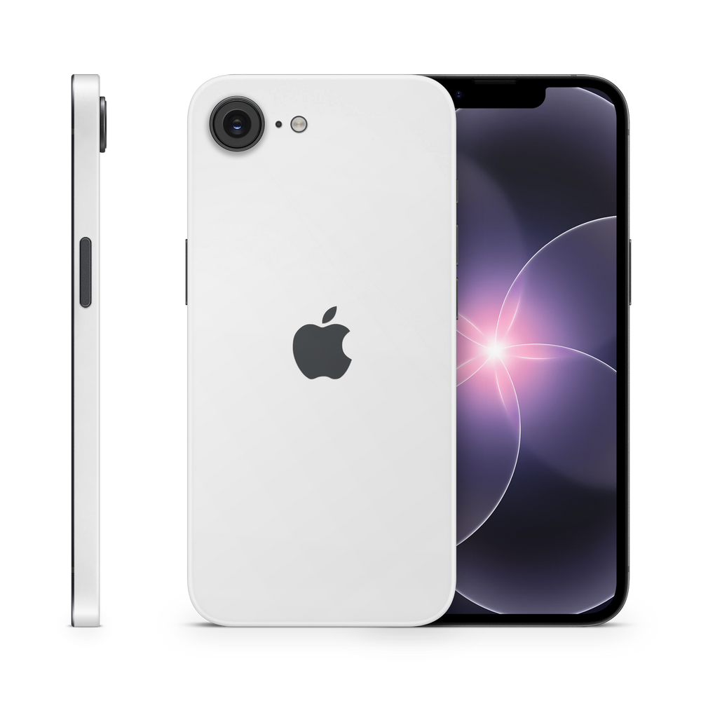 Apple Iphone 17E Professional Satin White Skin Wrap Cover