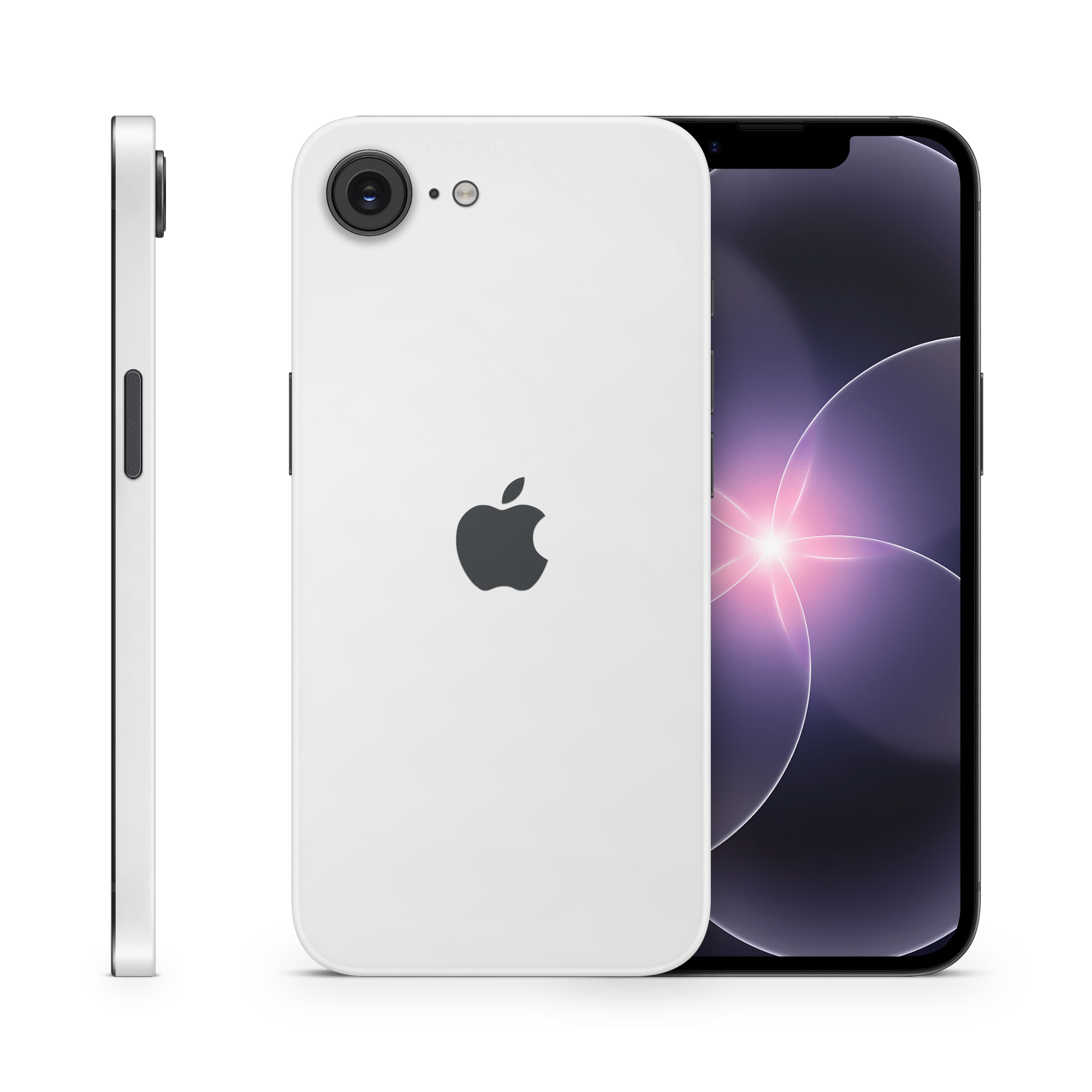 Apple Iphone 17E Professional Satin White Skin Wrap Cover