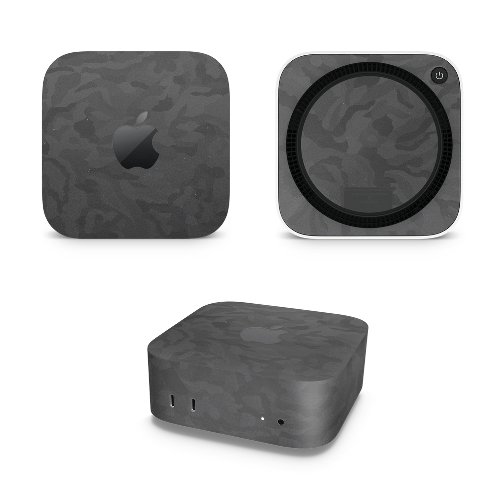 Apple Mac Mini 2024 Professional Black Camo Skin Wrap Cover