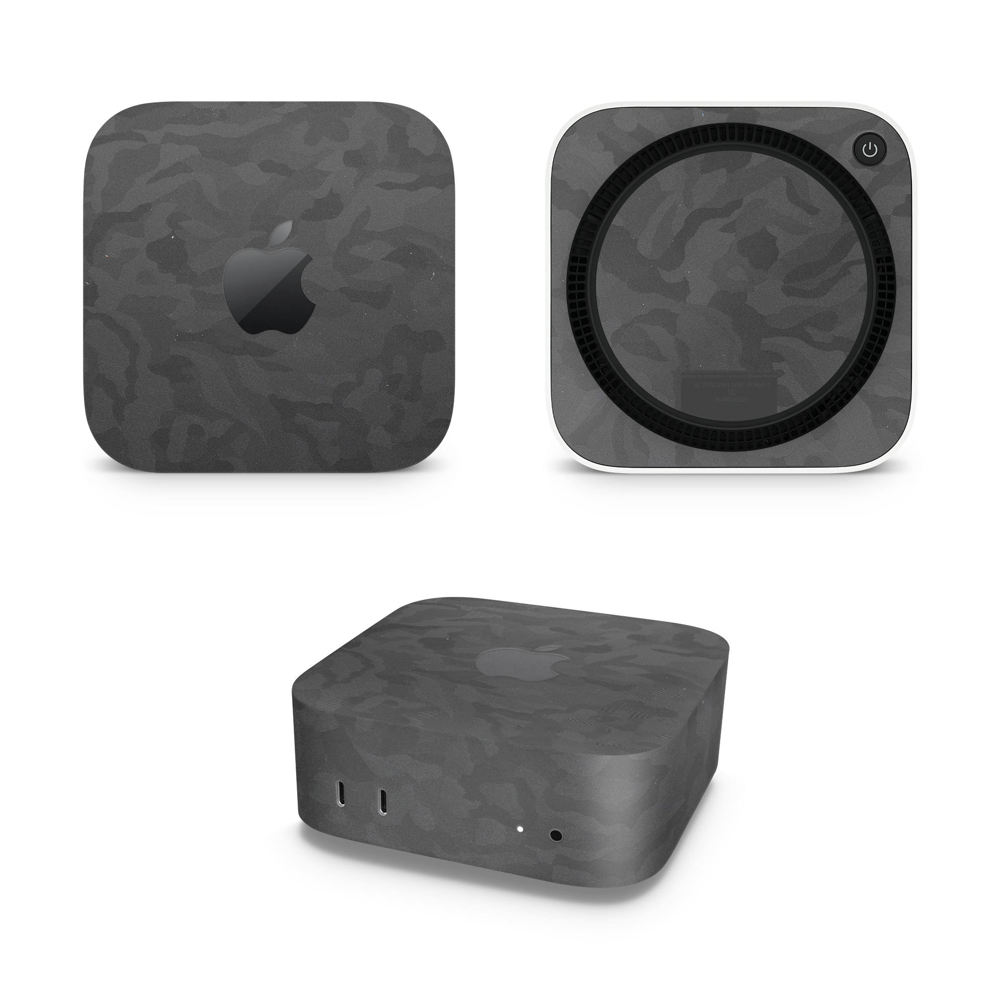 Apple Mac Mini 2024 Professional Black Camo Skin Wrap Cover