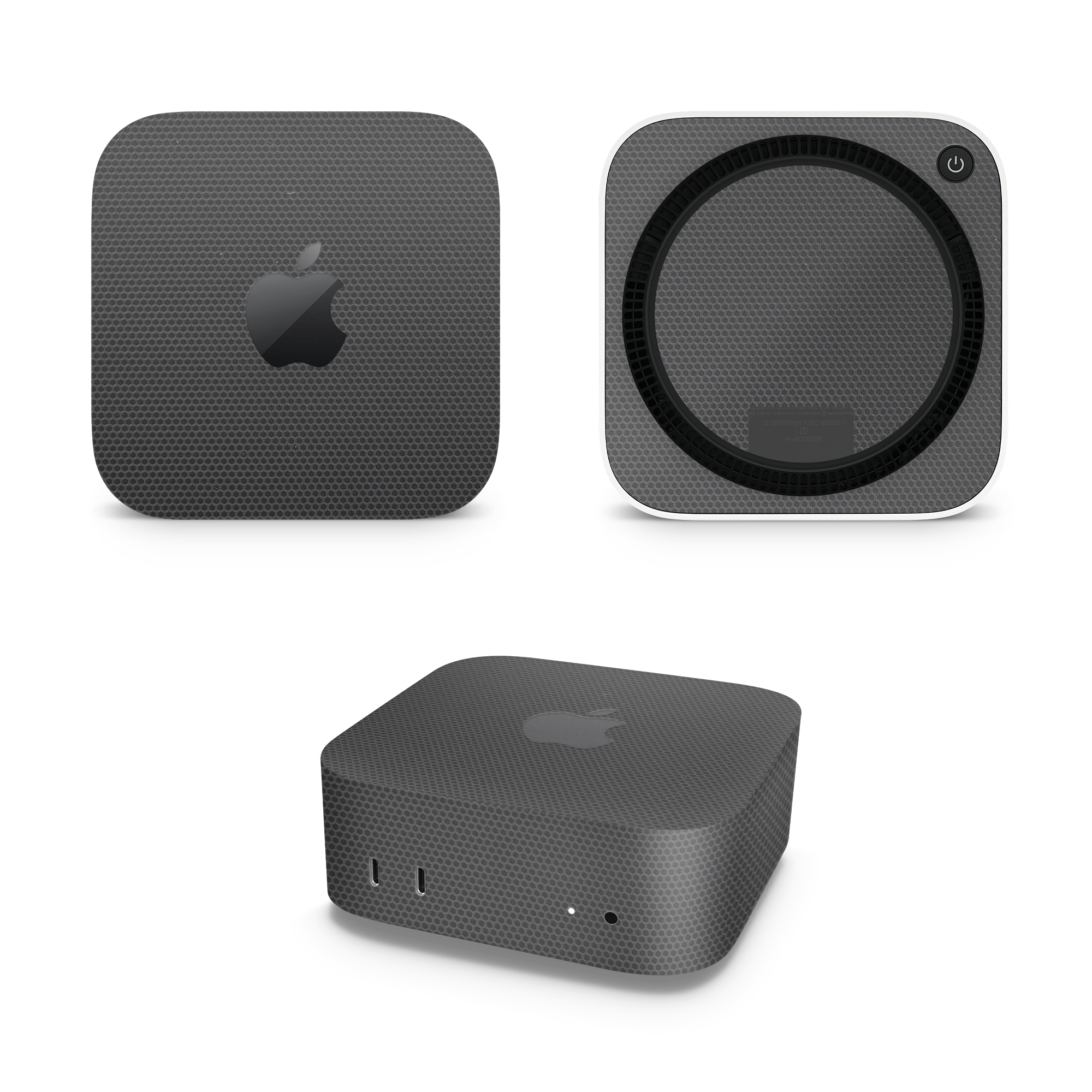 Apple Mac Mini 2024 Professional Black Matrix Skin Wrap Cover