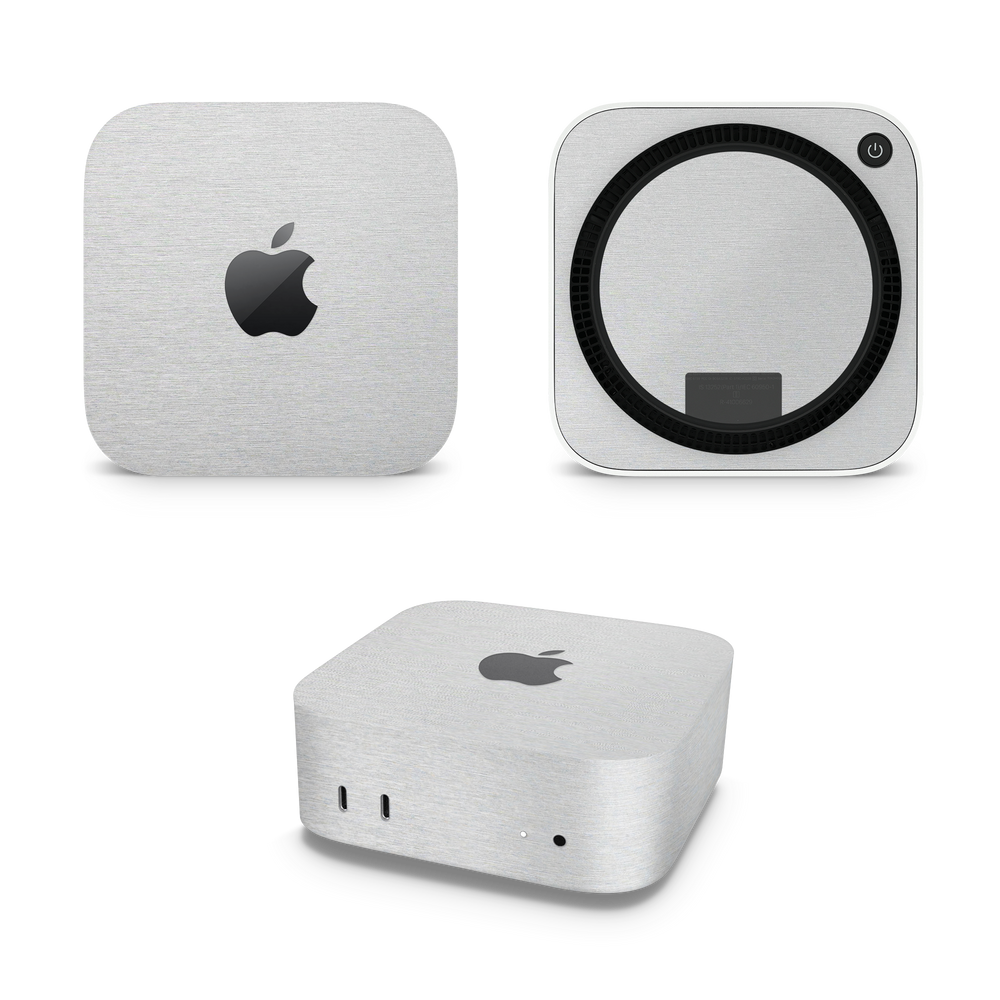 Apple Mac Mini 2024 Professional Brushed Aluminum Skin Wrap Cover