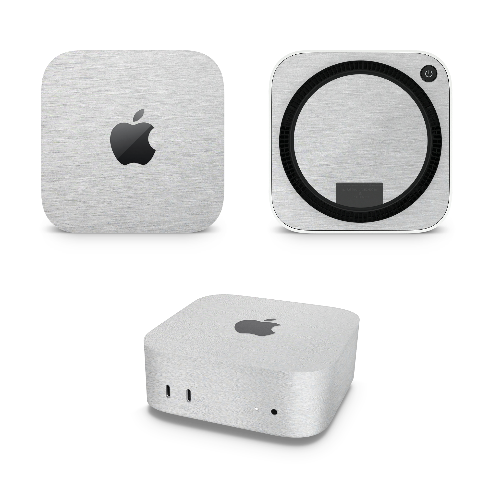 Apple Mac Mini 2024 Professional Brushed Aluminum Skin Wrap Cover