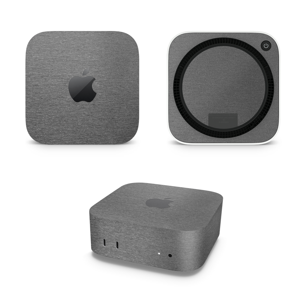 Apple Mac Mini 2024 Professional Brushed Black Skin Wrap Cover