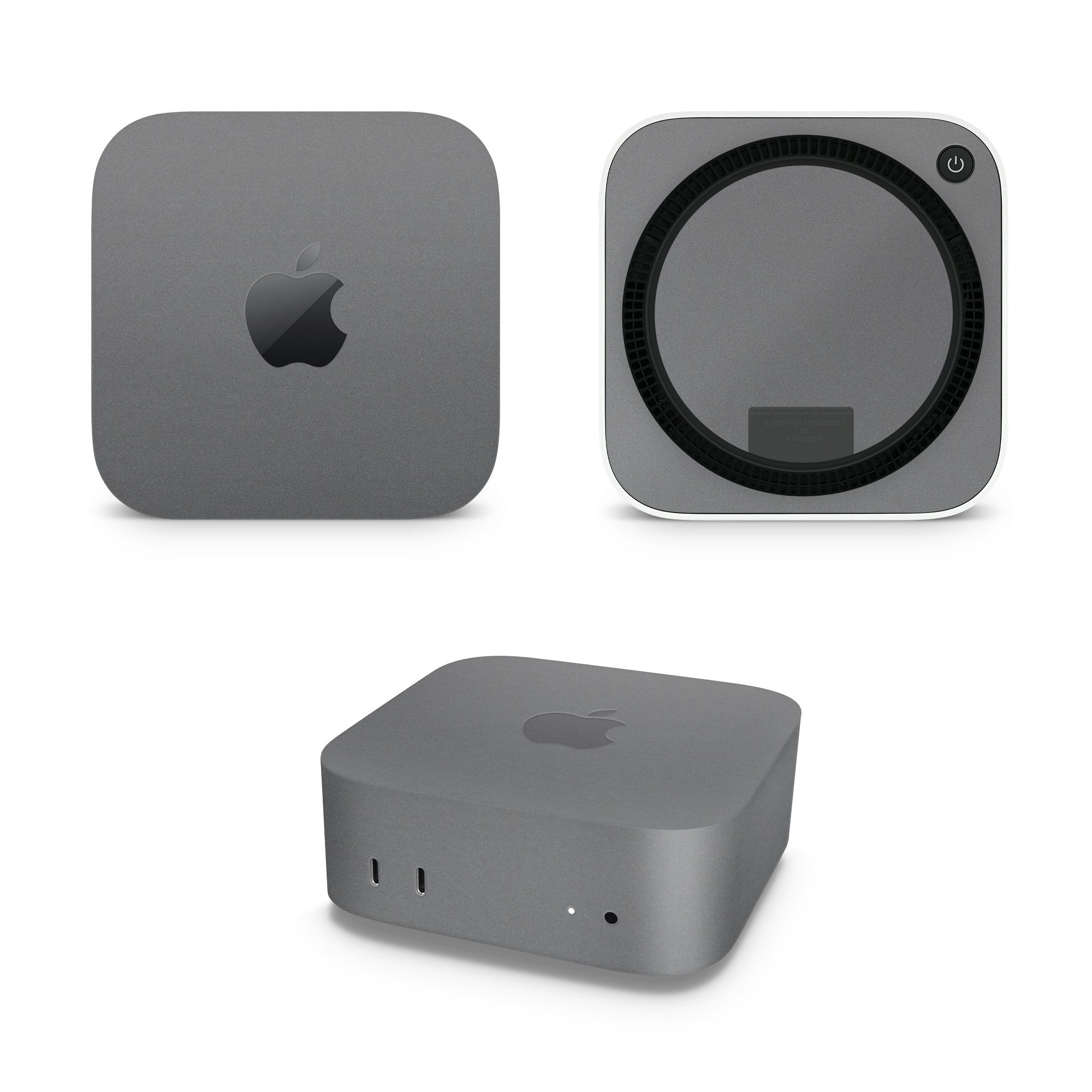 Apple Mac Mini 2024 Professional Charcoal Grey Skin Wrap Cover