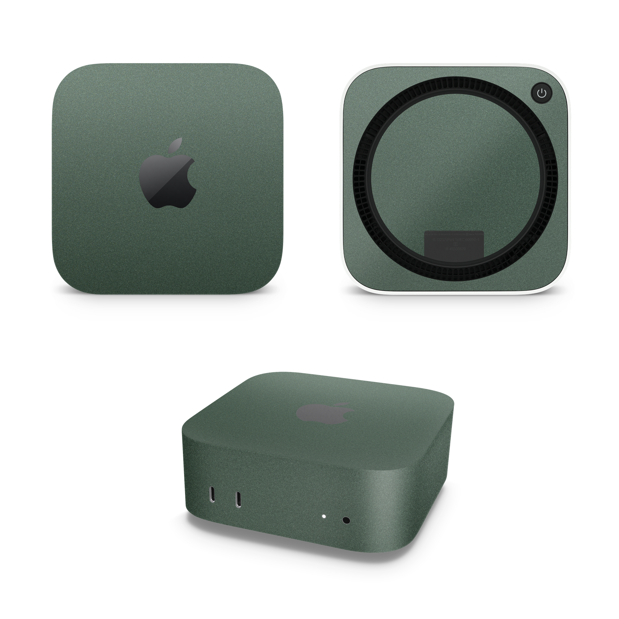 Apple Mac Mini 2024 Professional Matte Green Metallic Skin Wrap Cover